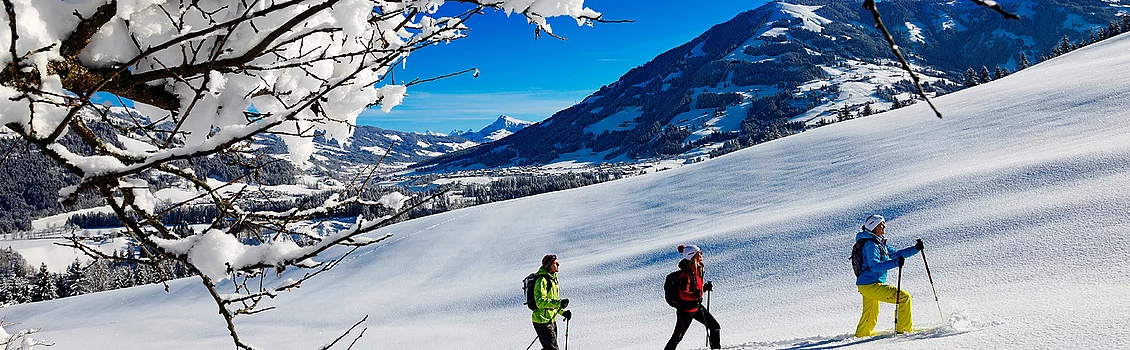Schneeschuhwandern im Pillerseetal