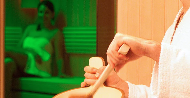 Sauna im 4 Sterne Hotel Strasserwirt