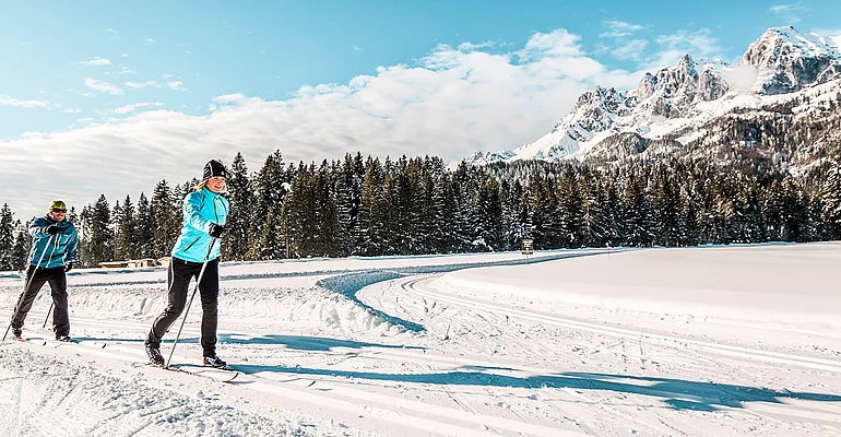 Cross-country skiing in Tyrol